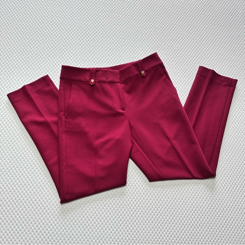LOFT Slim Dress Pants Size 4 in Red
